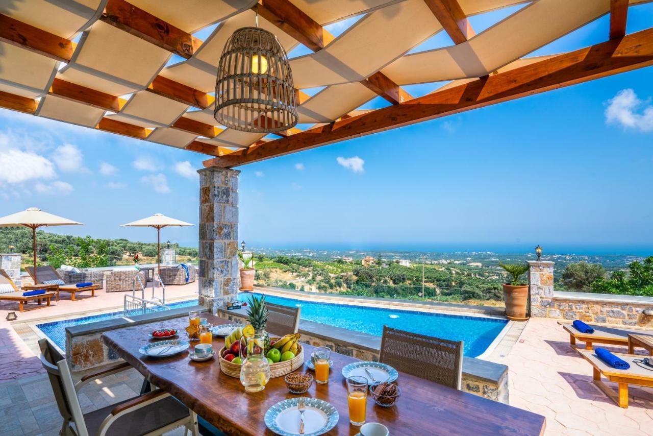 New Villa Kantifes 4 Families Or Couples With Private Pool & Bbq Kirianna Luaran gambar