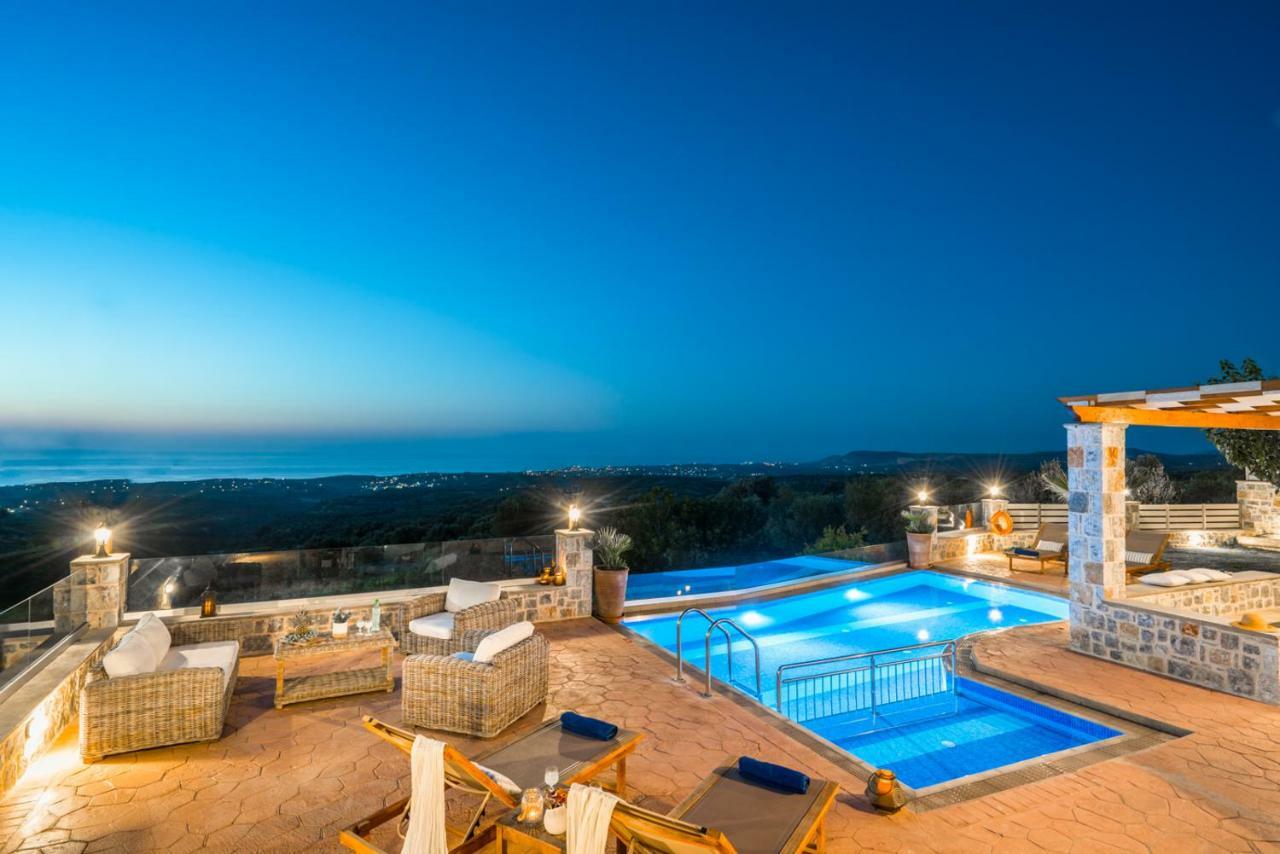 New Villa Kantifes 4 Families Or Couples With Private Pool & Bbq Kirianna Luaran gambar